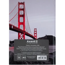 Книга записна А5, 96 арк., кліт., тверда обкл. R&B Bridge 8457-3-A