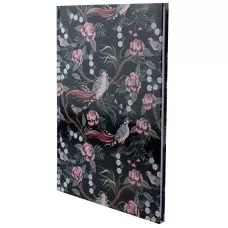 Книга записна А4 96арк., кліт., тверда обкл., Birds&Flowers-4, 8422-571-A