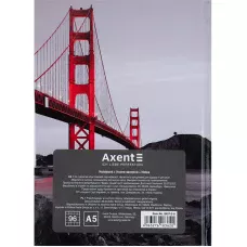 Книга записна А5, 96 арк., кліт., тверда обкл. R&B Bridge 8457-3-A