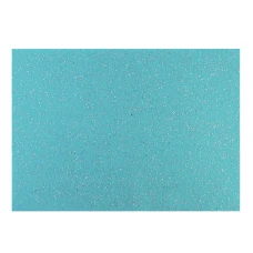 Фетр Santi м'який з гліттером, блакитний, 21*30см., (ціна за 1 шт.) 741810