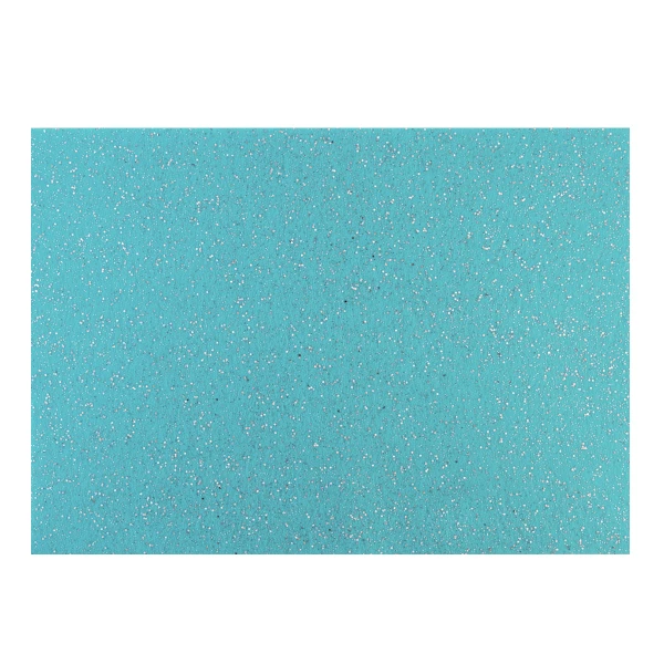Фетр Santi м'який з гліттером, блакитний, 21*30см., (ціна за 1 шт.) 741810