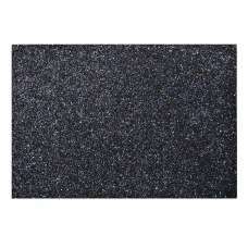 Фетр Santi м'який з глітером, чорний, 21*30см (ціна за 1шт.) 741818