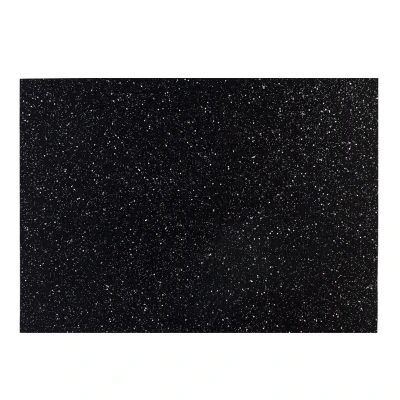 Фетр Santi м'який з глітером, чорний, 21*30см (ціна за 1шт.) 741818