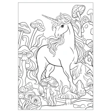 Розмальовка А4 "Unicorn 3", 12 с. 743043, 1Вересня
