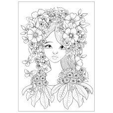Розмальовка А4 "Квіткові феї", 12 с. 742942, 1Вересня