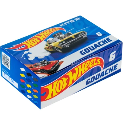 Фарби гуашеві, 6 кол., 20мл., Hot Wheels HW23-062 Kite