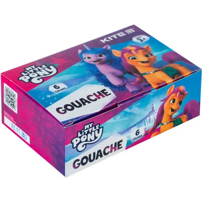 Фарби гуашеві, 6 кол., 20мл  Little Pony LP23-062 Kite