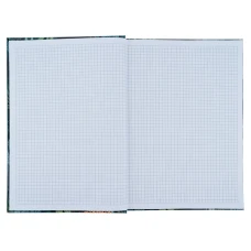 Книга записна А4, 96арк., кліт., тверда обкл., Leopard, зелена 8422-557-A