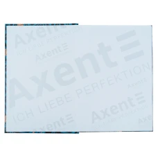 Книга записна А4, 96арк., кліт., тверда обкл., Leopard, темно синя 8422-556-A