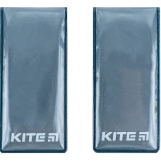 Набір магнітних кліпс світловідбиваючих, темно-сірі, K23-113-1 Kite