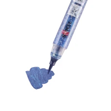 Маркер акварельний SANTI "Glitter Brush", пензель, 06, кобальт, 390755
