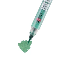 Маркер акварельний SANTI "Glitter Brush", пензель, 11, аквамарин, 390760