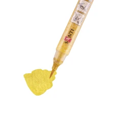 Маркер акварельний SANTI "Glitter Brush", пензель, 13, золотий, 390762