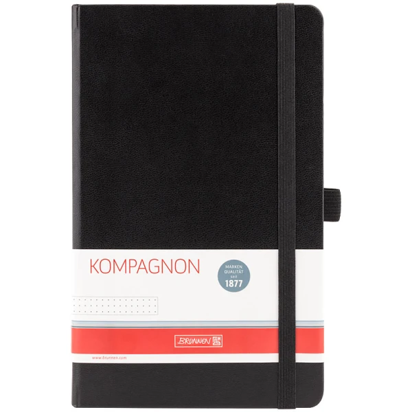 Книга записна Компаньйон, А5 крапка, чорний, 10-552 29 05 Brunnen