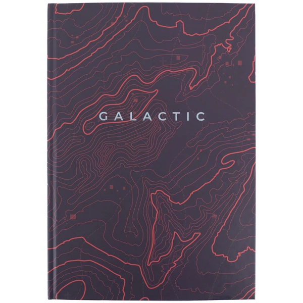 Книга записна А4 Earth colors 96арк., кліт., Galactic, тверда обкл., 8422-576-A