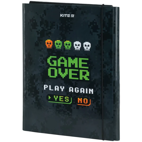Папка для праці, А4, Game over K23-213-02 Kite