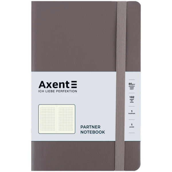 Книга записна Partner Soft 125*195, 96арк, Earth Colors, коричневий 8620-01-A