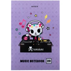 Зошит для нот А4, 20арк, tokidoki TK24-404 Kite