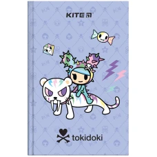 Книга записна А6, 80арк. кліт. тверда обкл. tokidoki TK24-199-1 Kite