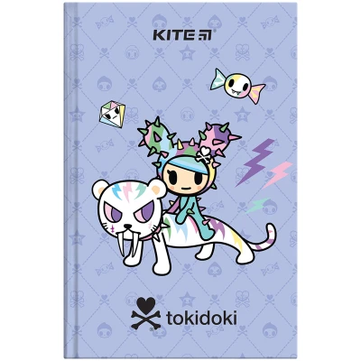 Книга записна А6, 80арк. кліт. тверда обкл. tokidoki TK24-199-1 Kite