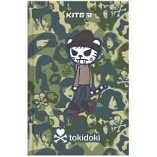 Книга записна А6, 80арк. кліт. тверда обкл. tokidoki TK24-199-2 Kite