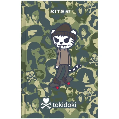 Книга записна А6, 80арк. кліт. тверда обкл. tokidoki TK24-199-2 Kite