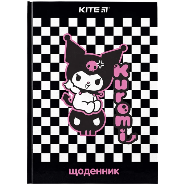 Щоденник шкільний, тверда обкл, Kuromi HK24-262-3 Kite