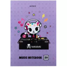 Зошит для нот А4, 20арк, tokidoki TK24-404 Kite