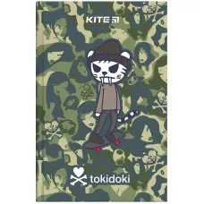 Книга записна А6, 80арк. кліт. тверда обкл. tokidoki TK24-199-2 Kite