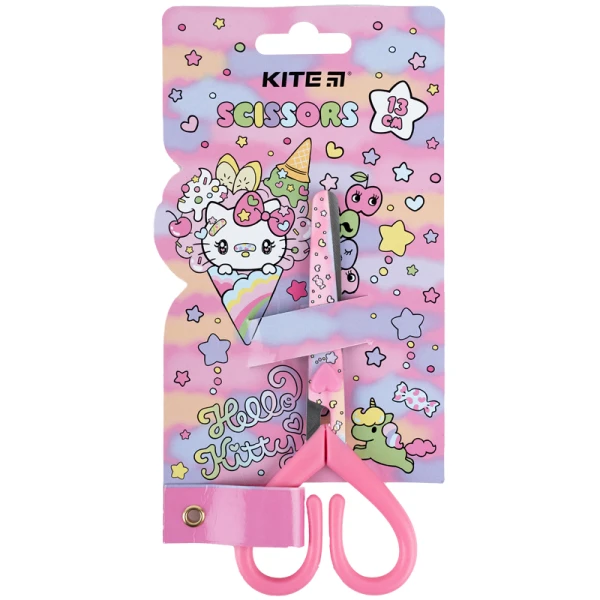 Ножиці дитячі з мал. на лезі, 13см, Hello Kity HK23-121 Kite
