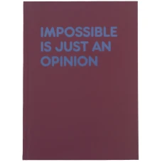 Книга записна А5, 96 арк., кліт., тверда обкл. Impossible 8458-1-A