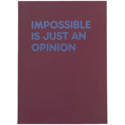Книга записна А5, 96 арк., кліт., тверда обкл. Impossible 8458-1-A