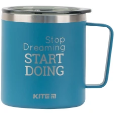 Термокружка 400 мл, синя Stop dreaming Start doing K22-379-02-2 Kite