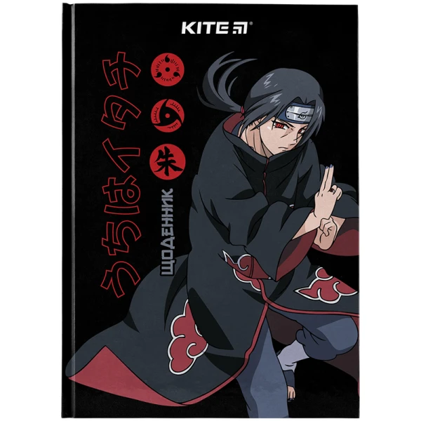 Щоденник шкільний, тверда обкл, Naruto NR24-262-2 Kite