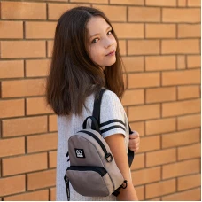 Міні рюкзак-сумка GoPack Education Teens GO24-181XXS-1 бежевий