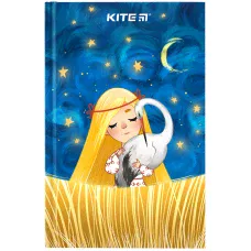 Книга записна А6, 80арк. кліт. тверда обкл. BE Ukraine K24-199-1 Kite