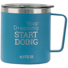 Термокружка 400 мл, синя Stop dreaming Start doing K22-379-02-2 Kite