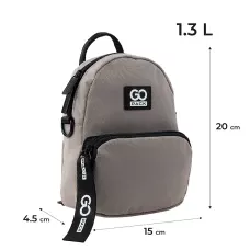 Міні рюкзак-сумка GoPack Education Teens GO24-181XXS-1 бежевий