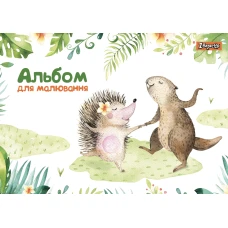Альбом для малювання, А4 12 арк. 100г/м2, скоба з перфорацією, 130553 YES