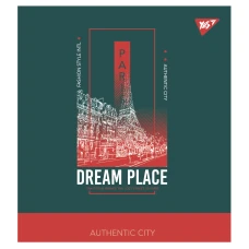 Зошит А5/18 арк кліт YES "Dream place" мат. ВДЛ+ УФ-виб. 766811