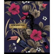 Зошит А5/18 арк кліт YES "Wild and free" мат. ВДЛ+ УФ-виб+Pantone Gold 766818