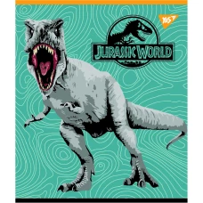 Зошит А5/18 арк лінія YES "Jurassic world" мат. ВДЛ+УФ-виб.+мікроембосінг 766821