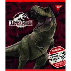 Зошит А5/18 арк лінія YES "Jurassic world" мат. ВДЛ+УФ-виб.+мікроембосінг 766821