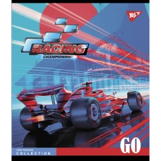 Зошит А5/48 арк кліт YES "Racing championship" мат. ВДЛ + УФ-виб.+ мікроембосінг 766863