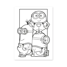 Розмальовка А4 "Minions", 12 с. 742917 YES