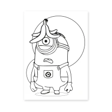 Розмальовка А4 "Minions", 12 с. 742917 YES