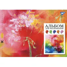 Альбом для малювання, А4 20 арк. 100г/м2, скоба з перфорацією, 130555 YES
