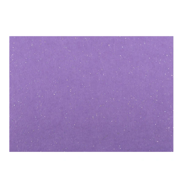 Фетр Santi м'який з гліттером, лавандовий, 21*30см. (ціна за 1 арк.) 742936