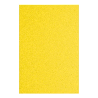 Фоаміран ЕВА жовтий махровий, 200*300мм, товщина 2мм, (ціна за 1арк) 743062 Santi