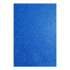Фоаміран ЕВА синій з глітером, 200*300мм, товщина 1,7 мм, (ціна за 1арк.) 742680 Santi